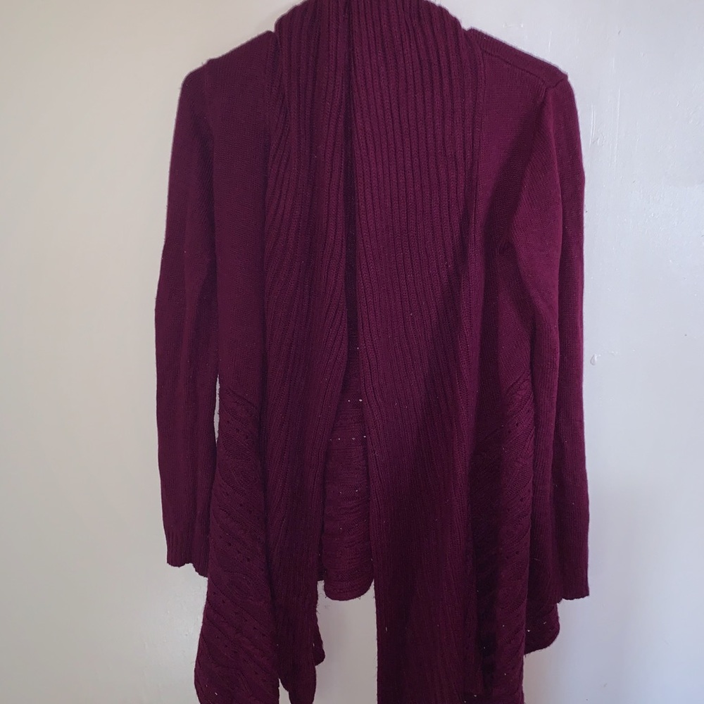 Maroon Cardigan